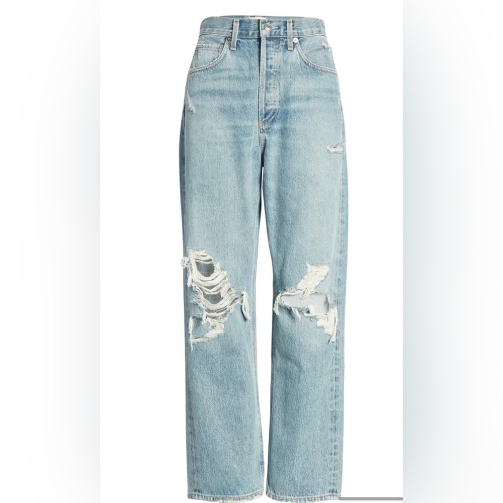 AGOLDE 90’s Mid Rise Loose Fit in Fall Out